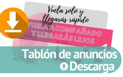 Tablón de anuncios para clase