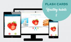 flash cards healthy habits